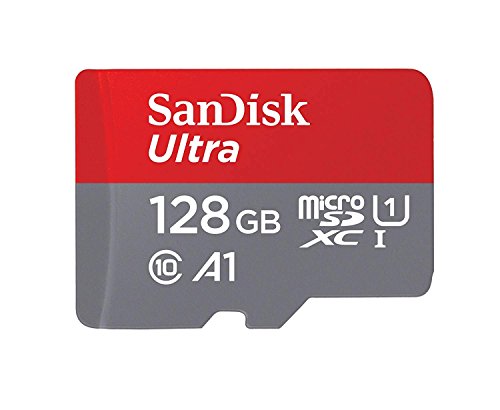 SanDisk 128GB Class 10 microSDXC Memory Card with Adapter