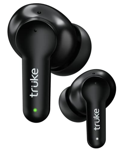 Newly Launched truke Buds S2 LITE Made in India True Wireless Earbuds, Powerful Quad-Mic ENC, 48H Playtime, 10mm Finely Tuned Speaker, 55ms Low Latency, USB-C Fast Charge, AAC Codec, BT 5.1, IPX4