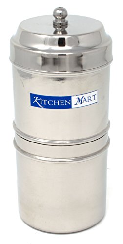 Kitchen Mart Stainless Steel South Indian Filter Coffee Drip Maker