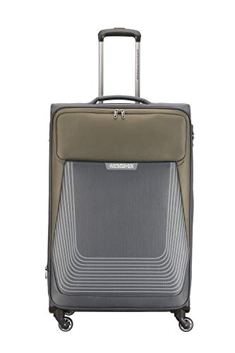 American Tourister Southside Polyester 70 cms Grey/Olive Softsided Check-in Luggage