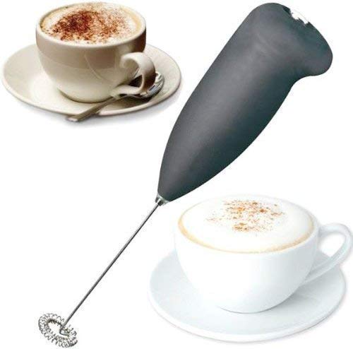 ZOSOE Milk Frother Electric Foam Maker Classic Sleek Design Hand Blender Mixer Froth Whisker Latte Maker for Milk,Coffee,Egg Beater,Juice,Cafe Latte,Espresso,Cappuccino,Lassi,Salad(Multicolor)