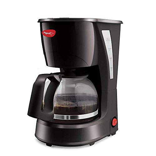 Pigeon by Stovekraft Brewster Coffee Maker. A Small Size Coffee Maker of Home Machine (Black)