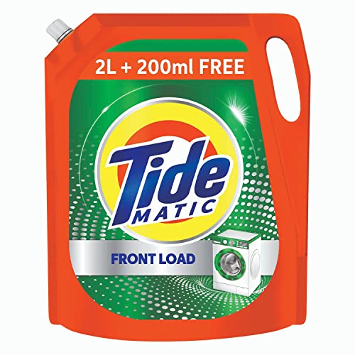 Tide Matic Liquid Detergent 2L + 200 ml FREE – Front Load Washing Machine