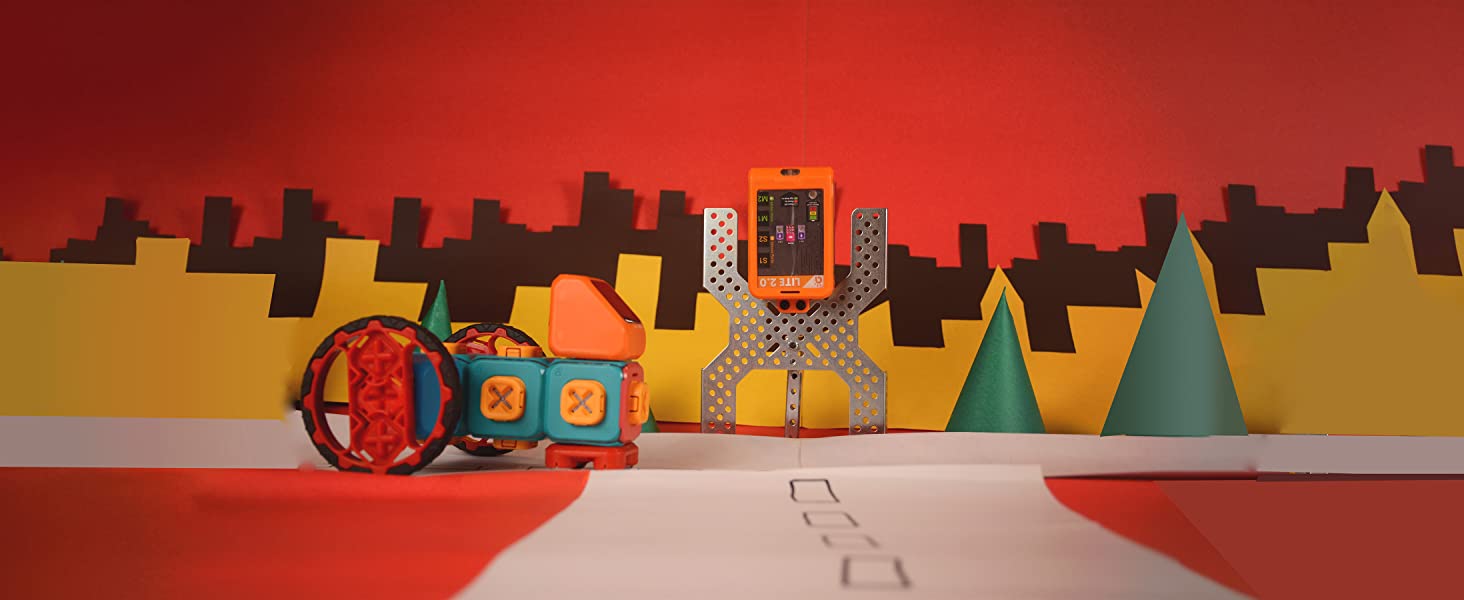 traffic bot game toy kit gift tool set boy girl kid children birthday robotics stem coding 